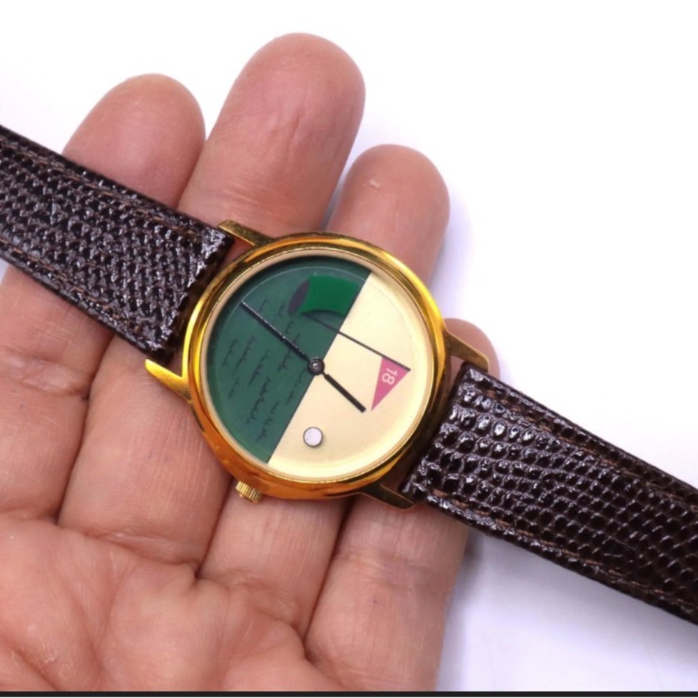 Vintage Bernard Hurtig 18th Hole Watch See Video - Picture 1 of 8